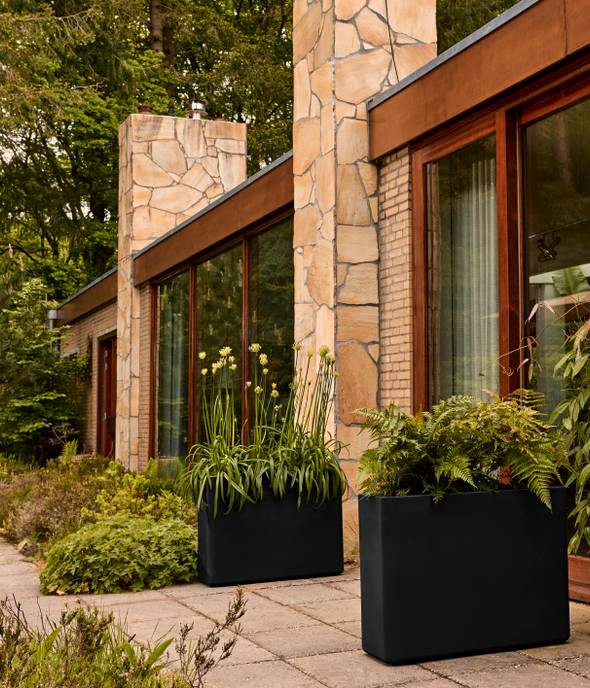 june brick divider 80cm zwart